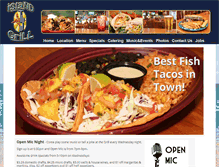 Tablet Screenshot of islandgrillrestaurant.com